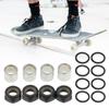 Skateboard Washers Bearing Spacers Nuts Standard Skateboard Accessory Metal Skateboard Bearing Spacer Truck Washer Set