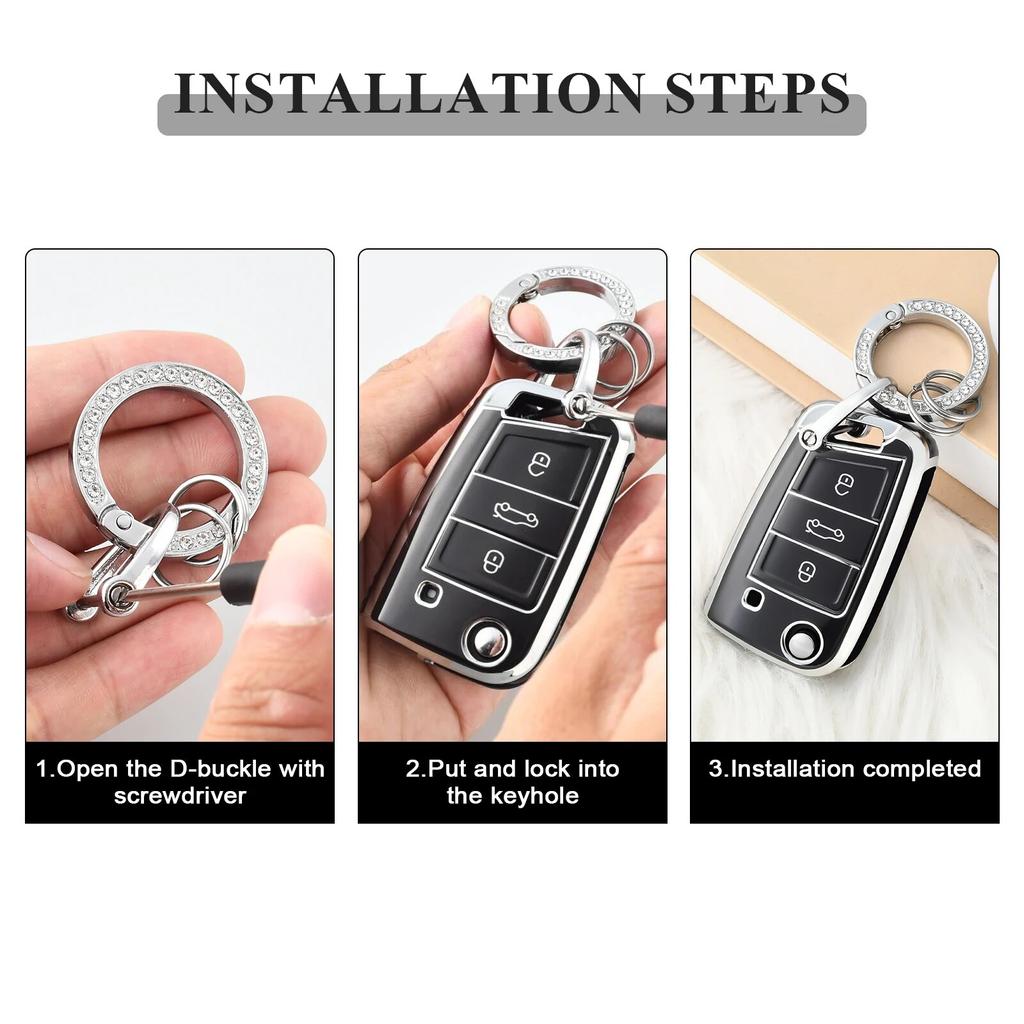 Чехол для ключей от автомобиля, брелок для ключей Volkswagen, рукава для ключей Langyi Sagitar Jetta Weiling Bora Tiguan VW, брелок для ключей от автомобиля