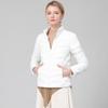 Lightweight White Duck Down Winter Women's Short Style New Solid Color Down Jacket Slim Fitting and Slim Standing Collar Lightweight Jacket Trend