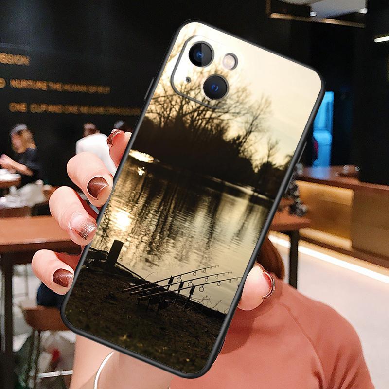 Carp Fishing Fish Phone Case For iPhone 16 Pro Max 15 14 13 12 11 Pro Max Plus 12 13 Mini XR 16e Funda Cover