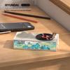 Hyundai Rotating Vinyl Record Ambient Light Bluetooth Speaker