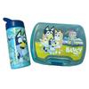 Bluey Children's Meal Set with Lunch Box and 420ml Blue Plastic Water Bottle for School and Outings