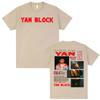 Rapper Yan Block Carlos Yandre Tour 2025 Merch T Shirt Men Women Fashion Hip Hop Pop Music T-shirts Oversized T-shirt Streetwear