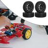 4 Pieces 1/10 RC Rally Tires Parts Easy To Install Sturdy Modification Accessory Upgrade Part