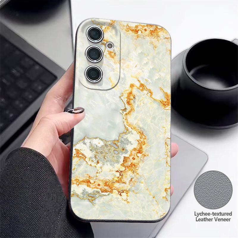 Склейка Мраморный Рисунок Чехол Для Samsung A18 A57 A37 A17 A56 A36 A26 A16 A55 A35 A25 A15 A54 S21 FE S22 S23 S24 Plus S25 S26 Ultra Силиконовый Чехол