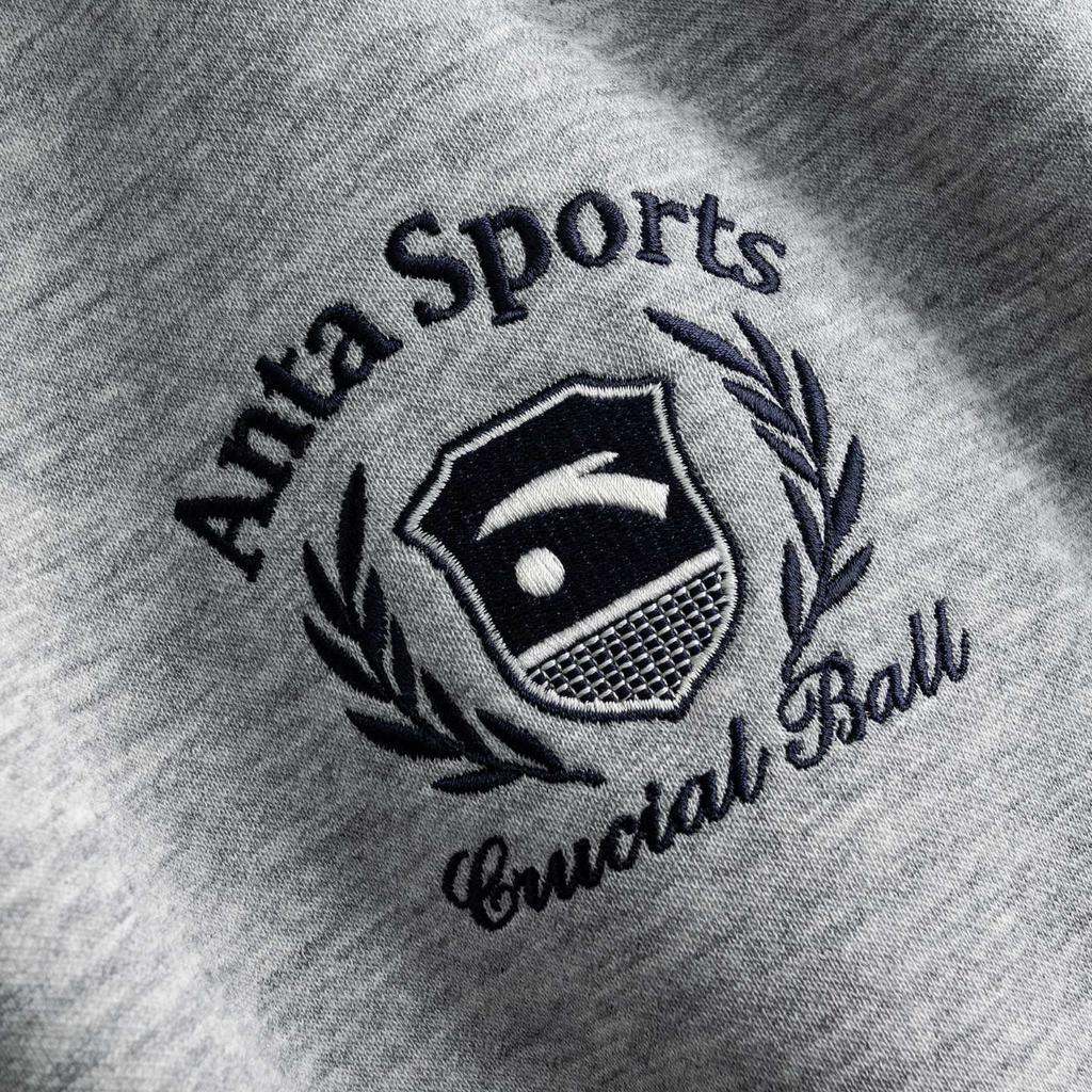 Anta Sweatshirt Men's I224DZ Gray Heather Gray 952548701-6