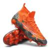 Новые футбольные бутсы с длинными шипами для мужчин и детей, спортивные футбольные бутсы с высоким верхом большого размера для взрослых, бутсы с шипами для женщин