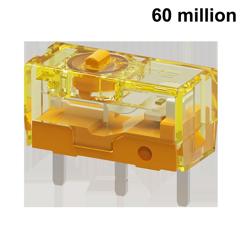 1Pcs Dustproof Ttc Micro Switch Gold Contactor Ttc 80 Million Clicklife Computer Mouse Left Right Micro Swicth Button
