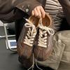 Lan Cabinet 2025 New Niche Round Head Ancient Versatile Retro Thin-soled German Training Shoes Women's Ins Soft-soled Lightweight Single Shoes