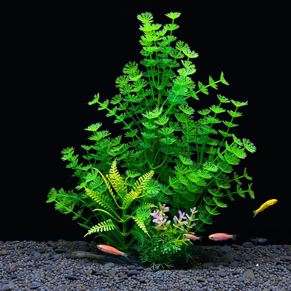 Plastic Aquatic Plants Lifelike Artificial Water Grass Underwater Plants Home Decorations