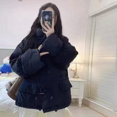 Угловая пряжка Guofeng 2025 новая свободная зимняя хлопковая одежда короткая куртка хлебная одежда короткая пуховая хлопковая одежда