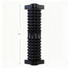 Black Foam Roller with Detachable Triangular Stand, Yoga Pole, EVA Fascia Roller, Muscle Relaxer (Black)