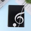 Blank Music Stationery Score Manuscript Book Writing Stave Notebook Black 50 Sheets Notebooks For Songwriters