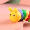 Интерактивная движущаяся игрушка-гусеница для кошек - Без батареек, безопасный пластик, случайные цвета для игры в помещении/на улице