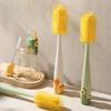 Silicone Cup Brush Five-in-one Long-handled Baby Bottle Straw Water Cup Cleaning Detachable Multi-functional Cleaning Brush