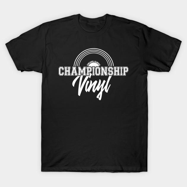 Asian Size Men Black Print T-shirt Championship Vinyl Logo High Fidelity No-Cut Heat Transfer Print Cotton Tshirt