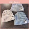 Patch Letter Fashion Knit Beanie Women Accessory For Winter Warmth And Comfort