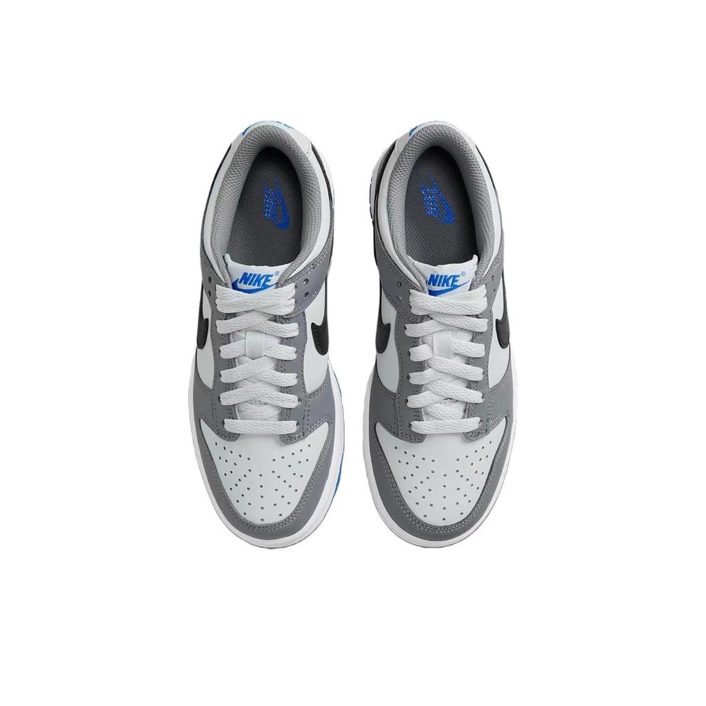 Nike Dunk Low GS Cool Grey Photo Blue Kids Sneakers Black Pure-Platinum Light-Photo-Blue FB9109-001