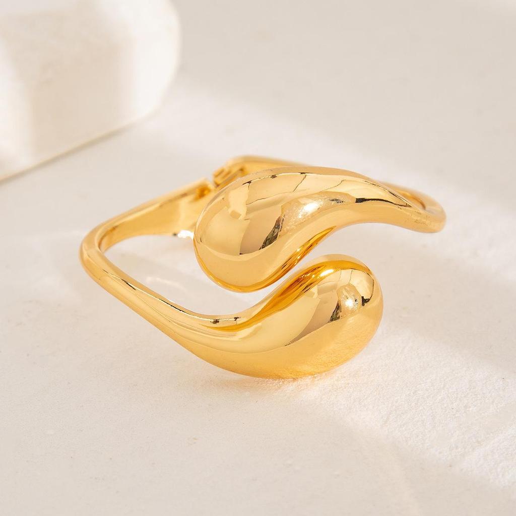 Набор браслетов из сплава в европейско-американском стиле: Неправильный дизайн капли воды