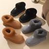 Women's Winter Slippers Platform Mini Boots Short Ankle Boots Fur Fleece Lined Sneakers House Shoes Warm Anti-Slip Outdoor Indoor Snow Boots for Women