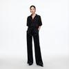 VEROMODA 2025 Winter Velvet High-Waist Straight-Leg Casual Pants