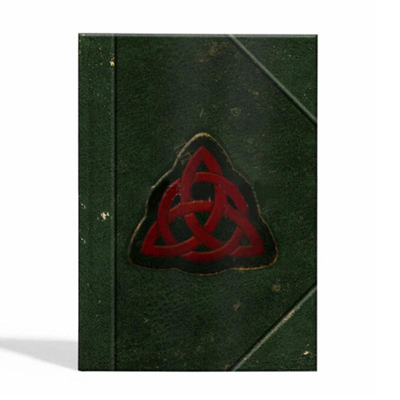 Book Of Shadows Green Cover Bound Spells Records Spellbook Retro Gifts