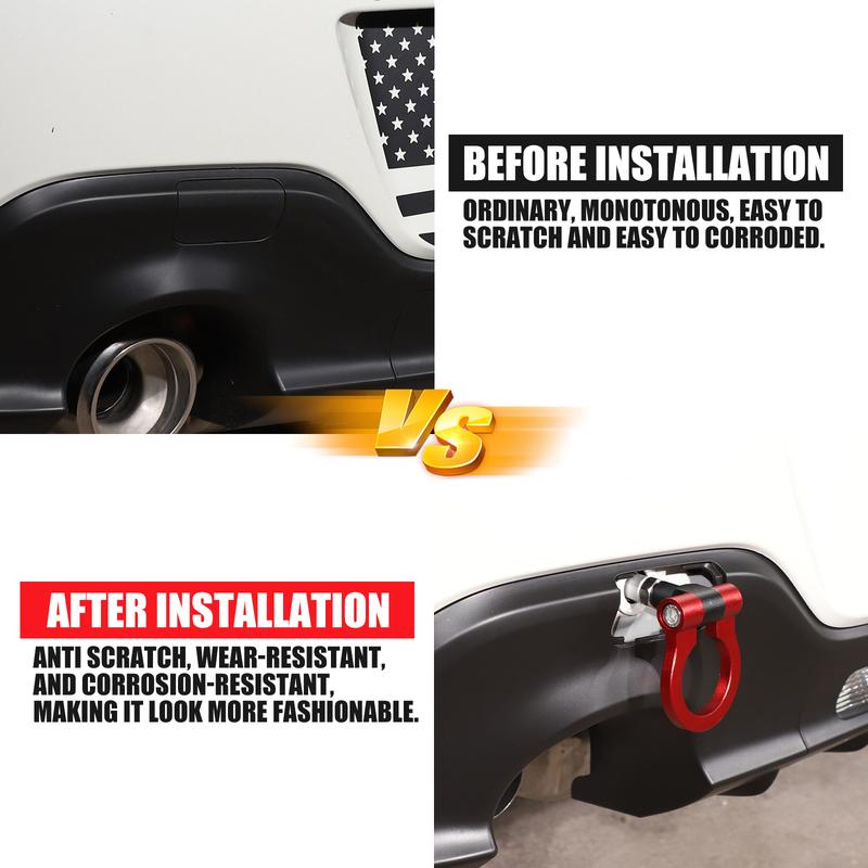 For Subaru BRZ For Toyota 86 2012-2020 Car Tow Hook Vehicle Towing Hook Car Auto Front Rear Trailer Towing Bar Black /Red/Bule