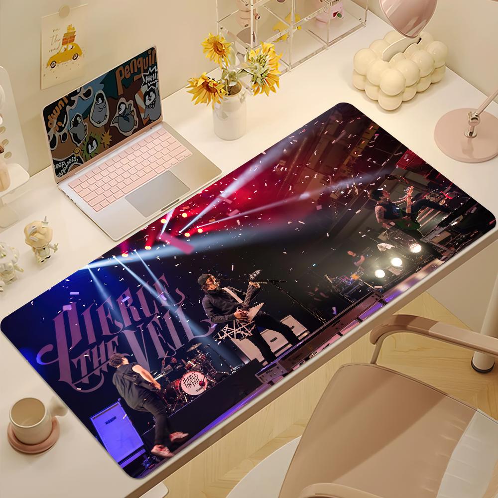 Band P-Pierce The Veil Mouse Pad Desk Mat Large Non-slip Anti-fray Keyboard Ergonomic Office Rubber PC Home Custom