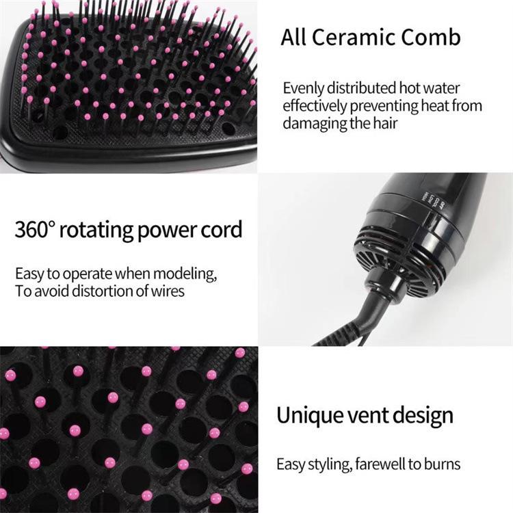 2-in-1 Curling Iron & Hair Dryer with Negative Ion Technology