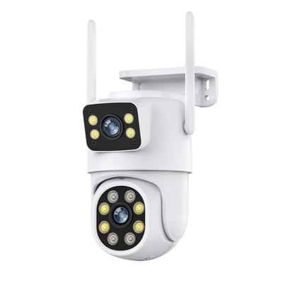 Двойная камера WiFi 3MP 3MP HD Image Водонепроницаемая беспроводная камера безопасности для внутреннего и наружного наблюдения