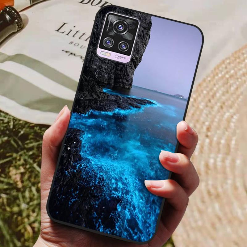 Для чехла Coque Vivo V20 Pro 2018 Силиконовая задняя крышка Чехол для телефона Для Vivo V20 V2025 V2024 Чехлы V20Pro V 20 Pro Мягкий бампер Fundas