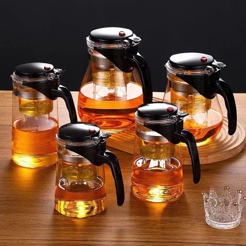Thick Durable Heat Resistant Glass Teapot Tea Infuser Filter Teawear Scented Tea Container Tea Strainer Teapot Homeware
