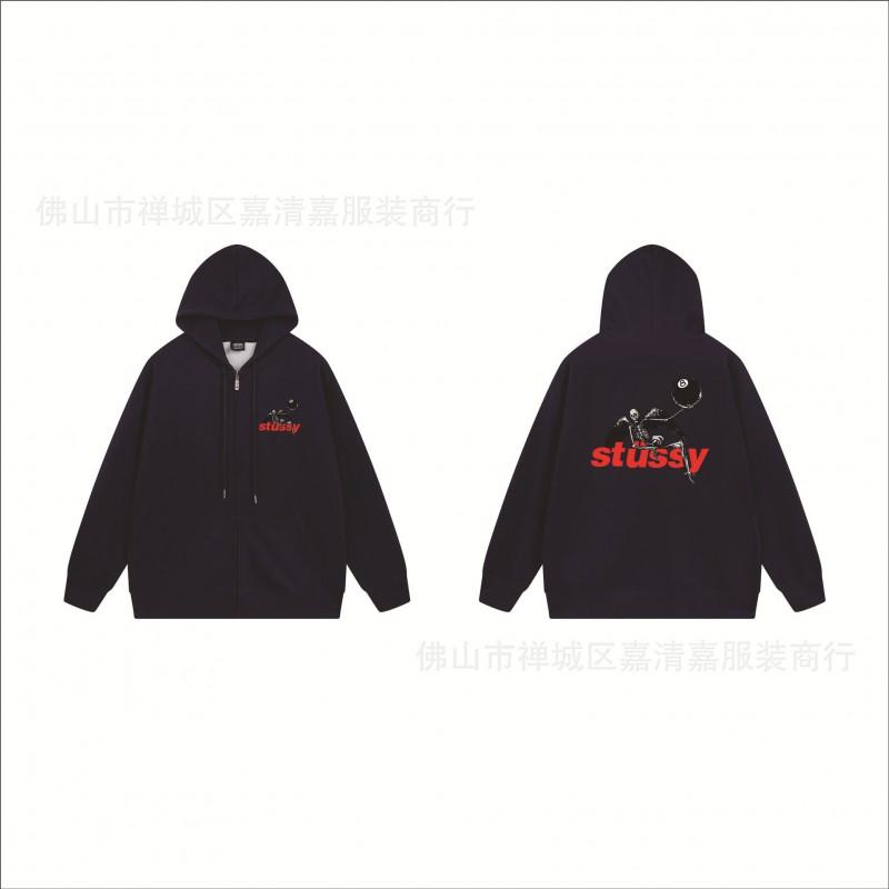 Mens Oversized Zip-Up Hooded Sweatshirt Casual Streetwear Cotton Pullover Fall