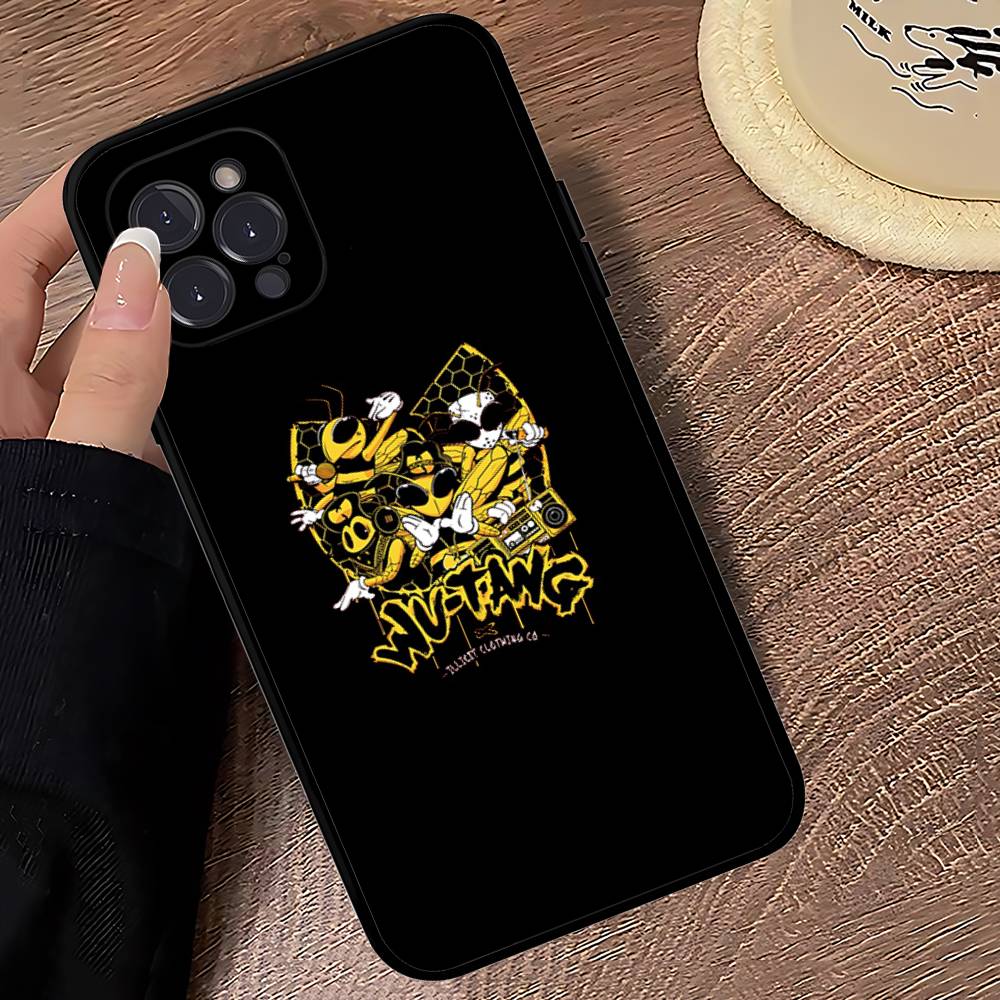 W-WU-T-TANG C-CLAN For IPhone 17 16 15 14 13 12 11 Pro Max 17 Air Pro Max Back Cover Phone Case
