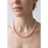 Collier - Pearls &amp; Colors - Perle de Culture d'Eau Douce Semi-Ronde - Perle Rose - Argent 925 - Qualité AAA+ - Femme