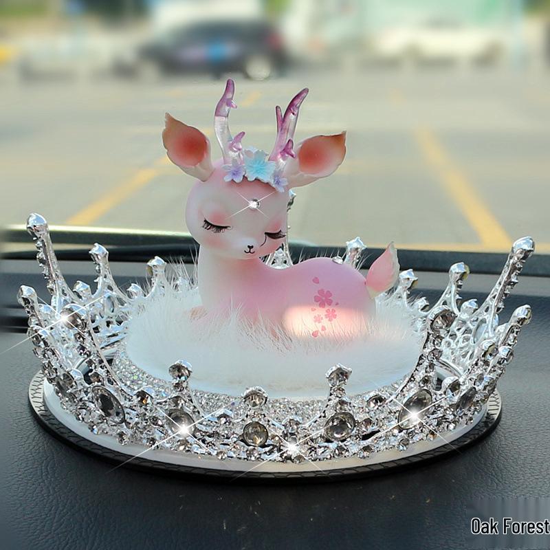 Олень Автомобильные Украшения с Бриллиантами для Женской Центральной Консоли