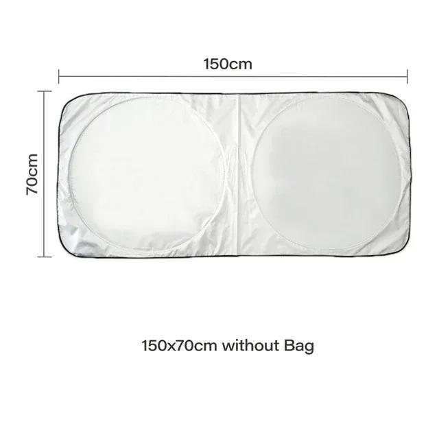 Car Window Sunshade – Folding UV-Protective Windshield Visor (Stylish Car Accessory)