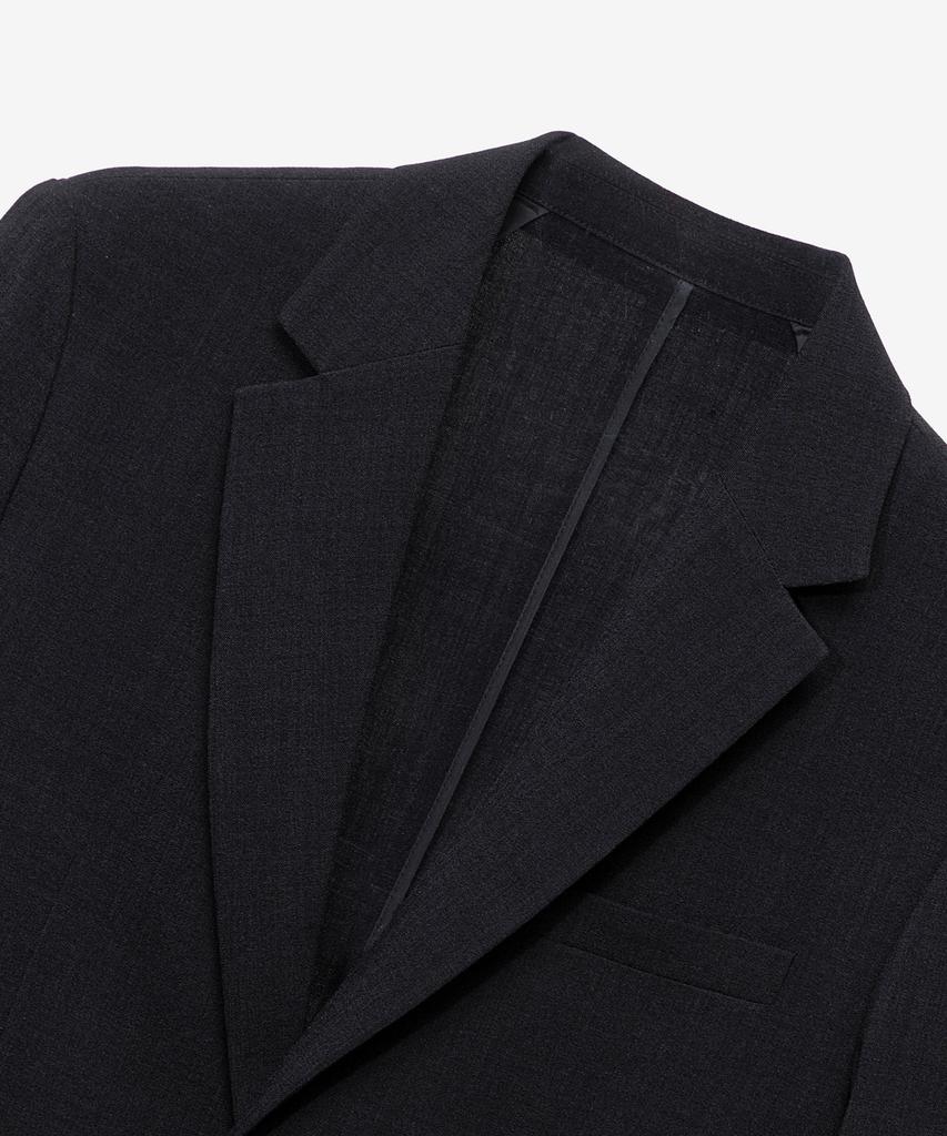 Mindbridge [Крутая] Черная пиджак-рубашка Regular Fit с модификацией