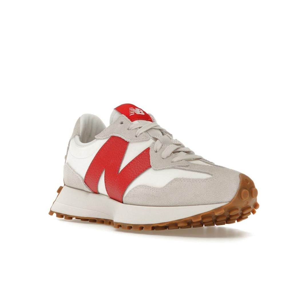 New Balance 327 Moonbeam True Red Женские кроссовки Кремовые WS327GC