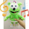 Delightful Green Gummy Bear Plush Soft Toy Cuddly Musical Teddy Bear Birthday Gift