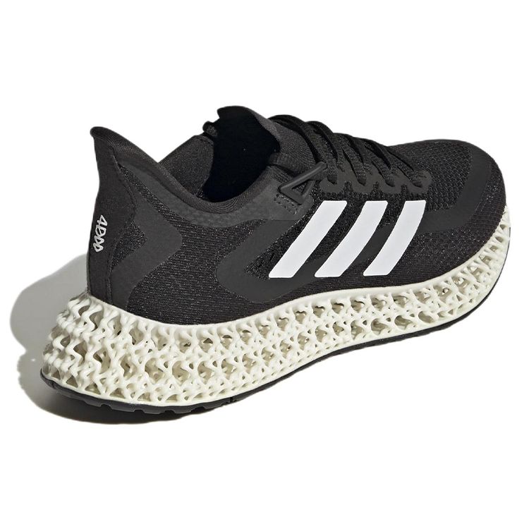 Adidas 4DFWD 2 Черно-белые женские кроссовки Core-Black Cloud-White Carbon GX9266