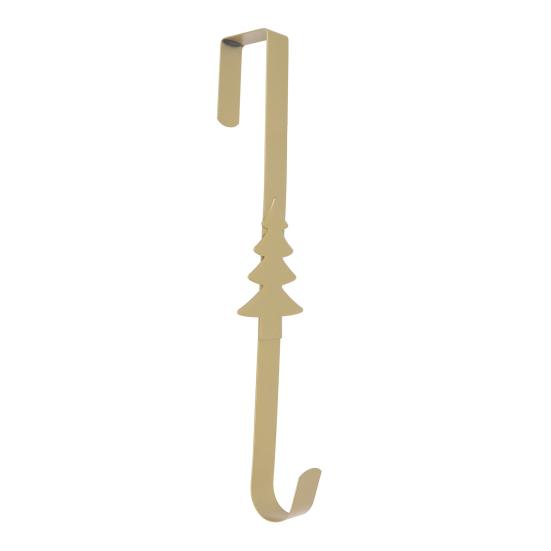 Рождественский крючок для венка Звезда Снежинка Элементы рождественской елки Металлический подвес для двери Крючки для подвешивания над дверью