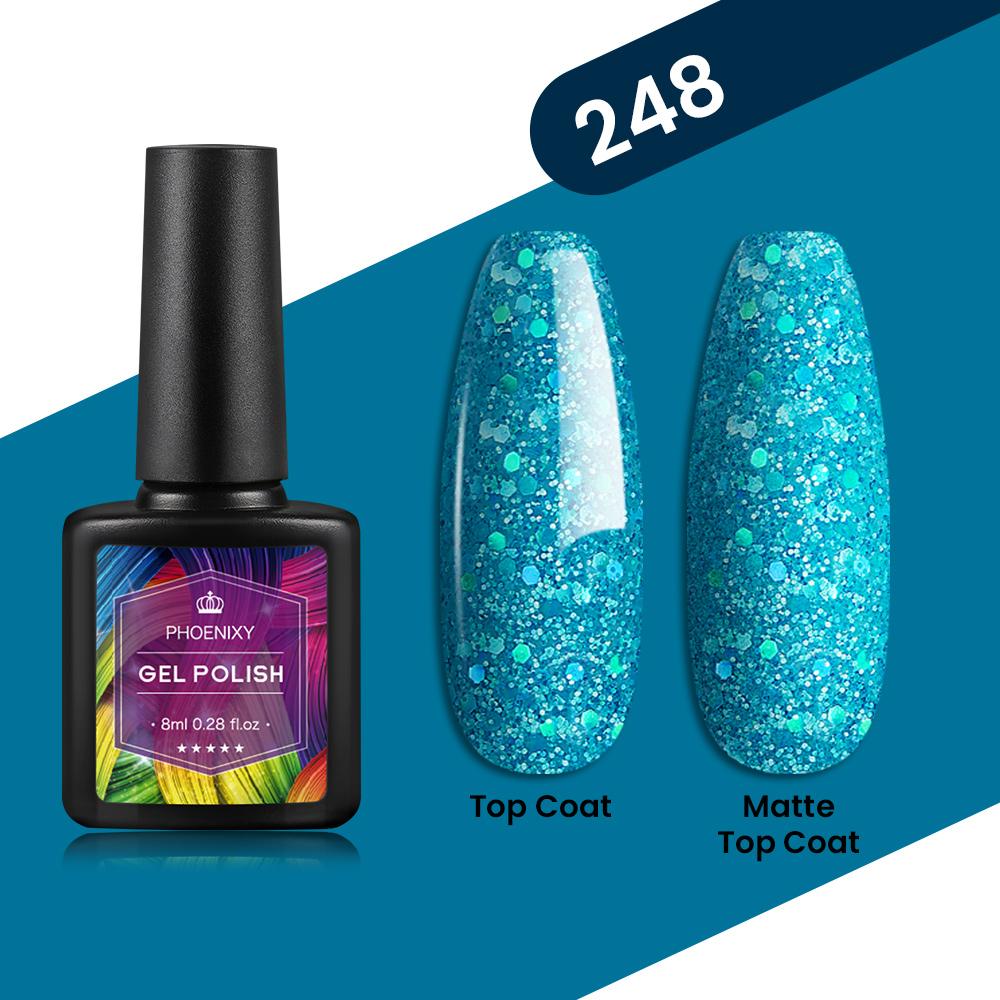 PHOENIXY 80 цветов, 8 мл гель-лак для ногтей, УФ-гель для ногтей, стартовый набор, замачиваемый гель-лак, гель-лак для ногтей, маникюр, DIY салон на дому