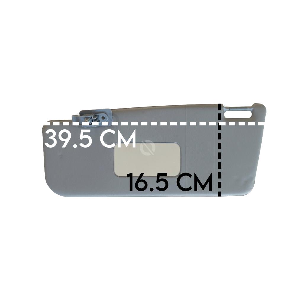 Солнцезащитный козырек для Fiat Panda, левый и правый, серый зонтик с зеркалом, 2 шт., солнцезащитный козырек для Fiat Panda 169 MK2 735362729 735362730