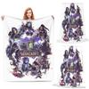 Игровой Мир Warcraft Пледы Флисовый Плед для Дивана Многофункциональный для Дивана Постельное Белье Накидки для Использования на Открытом Воздухе Покрывало Одеяло
