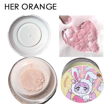 HER ORANGE ~ Cloudy Soft Mist Рассыпчатая пудра Невидимые поры Стойкий консилер Pearl Natural