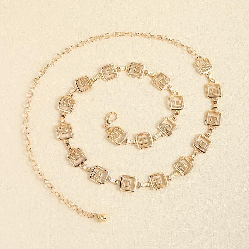 Металлическая цепочка на талию с длинной цепочкой и кисточками, пояс-цепочка на платье, декоративная цепочка, регулируемый пояс в стиле Ins