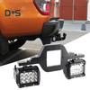 Tow Hitch Bracket Polished Strong Load Capacity Aluminium Alloy Truck SUV Light Universal Mounting Kit for Traveling