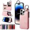 Magnetic Wallet Flip Leather Case Wi/ Ring Buckle For iPhone 15 14 Plus 13 12 11 Pro Max XSMax For Samsung S23 S22 S21 Ultra Plus  A14 A54 A13 A53 A25