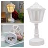 LED Night Light Soft Warm Glow Flicker Free Battery Powered Retro Style LED Table Lamp Bedside Light Decoration